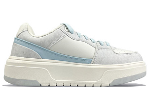 MLB Chunky Liner Slip-Resistant Cushioning Low-Top Skateboard Shoes Unisex Blue Gray 1 2878199