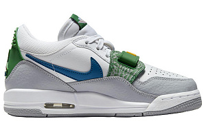 Jordan Legacy 312 Bamboo Forest Panda Tarepanda Durable Breathable Low-Top Vintage Basketball Shoes Women's White Green 1 2878383