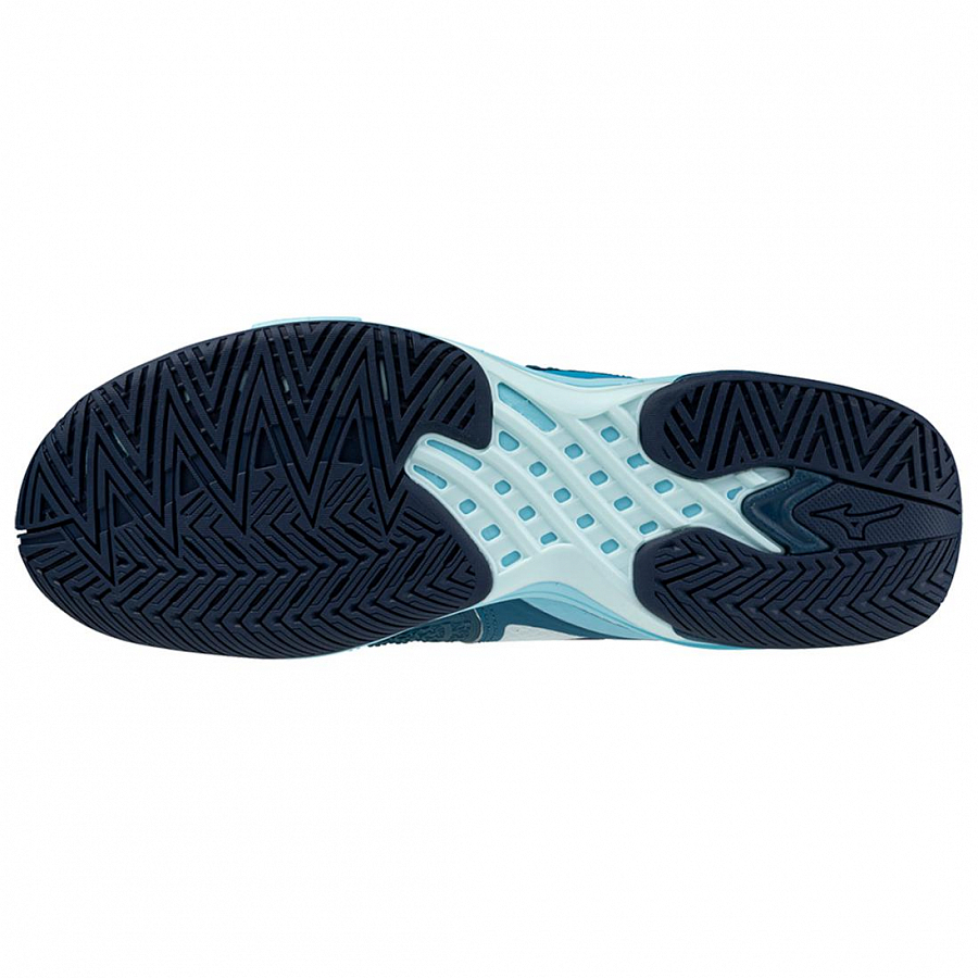 Mizuno Cushioned Anti-Slip Wear-Resistant Moisture-Wicking Low-Top Tennis Shoes Men's Blue