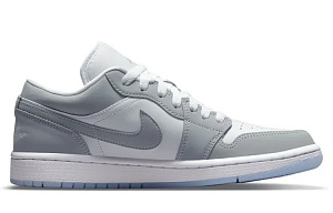 Jordan Air Jordan 1 Vintage Basketball Shoes Women's Low top Gray/White 1 2878568