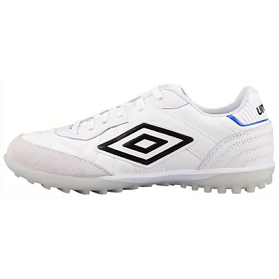 Umbro TF Rubber Broken Studs Slip-Resistant Coverage Soccer Shoes Unisex White Black