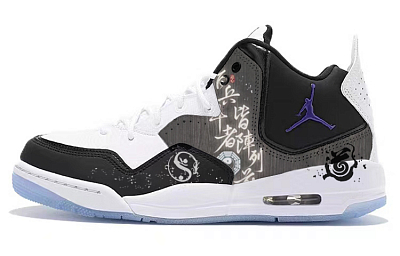 JORDAN Courtside 23 Vintage Basketball Shoes Women's Mid Top White/Black