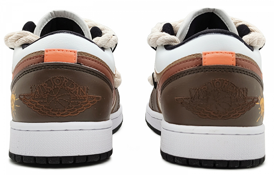 Jordan Air Jordan 1 'Panda' Panda Low-Top Vintage Basketball Shoes Women's Beige Brown купить в интернет-магазине Yoocart с быстрой доставкой по России.