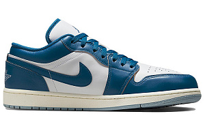 Jordan Air Jordan 1 Vintage Basketball Shoes Men's Low top Blue/White 1 2881704