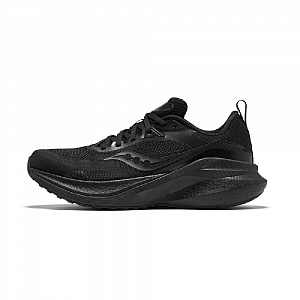 Saucony Support Low Top Casual City Commute Training Running Shoes Unisex Black