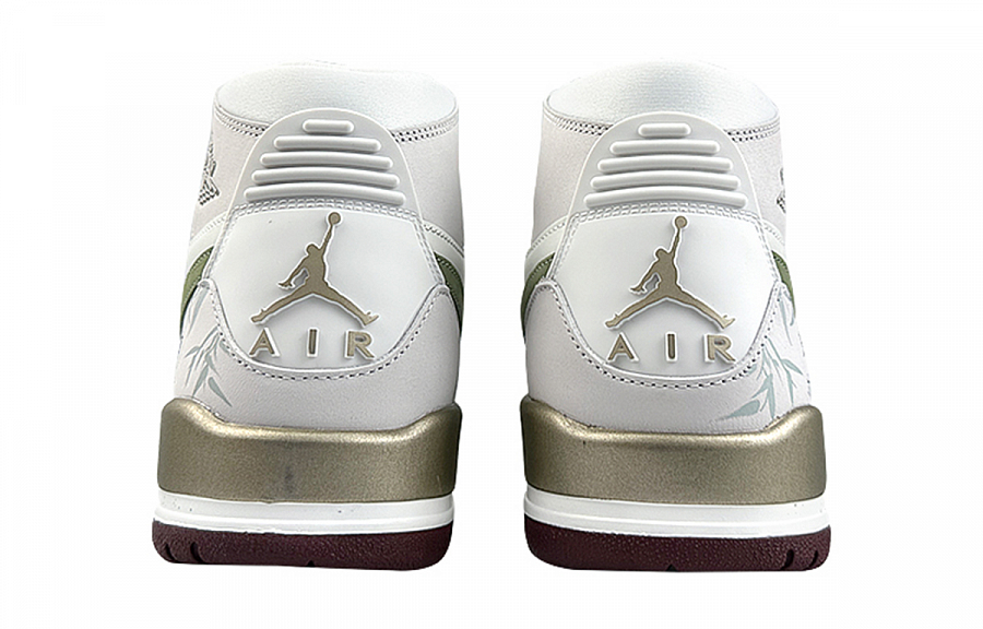 Jordan Legacy 312 Slip-Resistant High-Top Vintage Basketball Shoes Men's White Green купить в интернет-магазине Yoocart с быстрой доставкой по России.