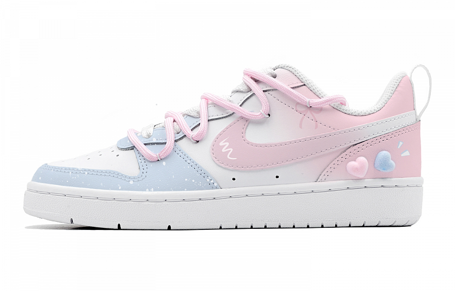 Nike Court Borough Skateboard Shoes Women's Low-Top Pink купить в интернет-магазине Yoocart с быстрой доставкой по России.
