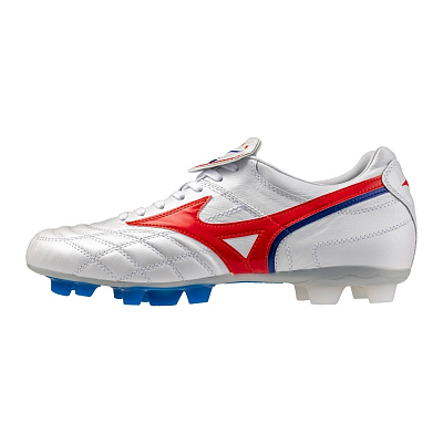 Mizuno Anti-Slip And Wear-Resistant Support Soccer Shoes Men's White Red