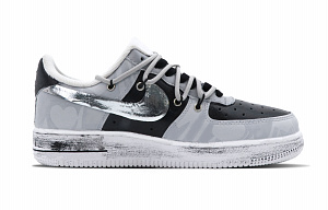 Nike Air Force 1 Slip Resistant, Abrasion Resistant, Lightweight Low Top Skateboard Shoes Men's Black Gray 1 2883075