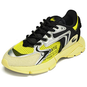 LACOSTE L003 Neo Low-Top Casual Shoes Women's Yellow Black 1 2883331