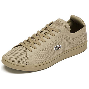 LACOSTE Anti-Slip Wear-Resistant Low-Top Skateboard Shoes Men's Light Brown 1 2883341