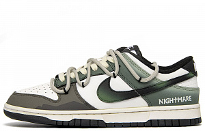 Nike Dunk Wilderness Light And Shadow Anti Slip Wear Resistant Low Top Skateboard Shoes Unisex Olive Green
