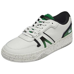 LACOSTE L001 Low-Top Skateboard Shoes Men's White Green 1 2883434
