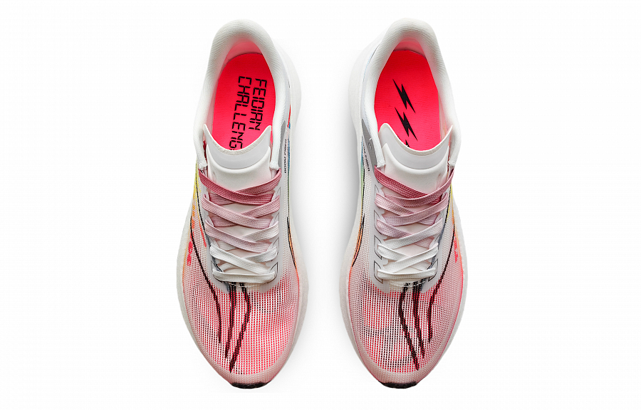 LiNing Feidian 4 Challenger Cushioning Low-Top Running Shoes Men's White Red Blue купить в интернет-магазине Yoocart с быстрой доставкой по России.