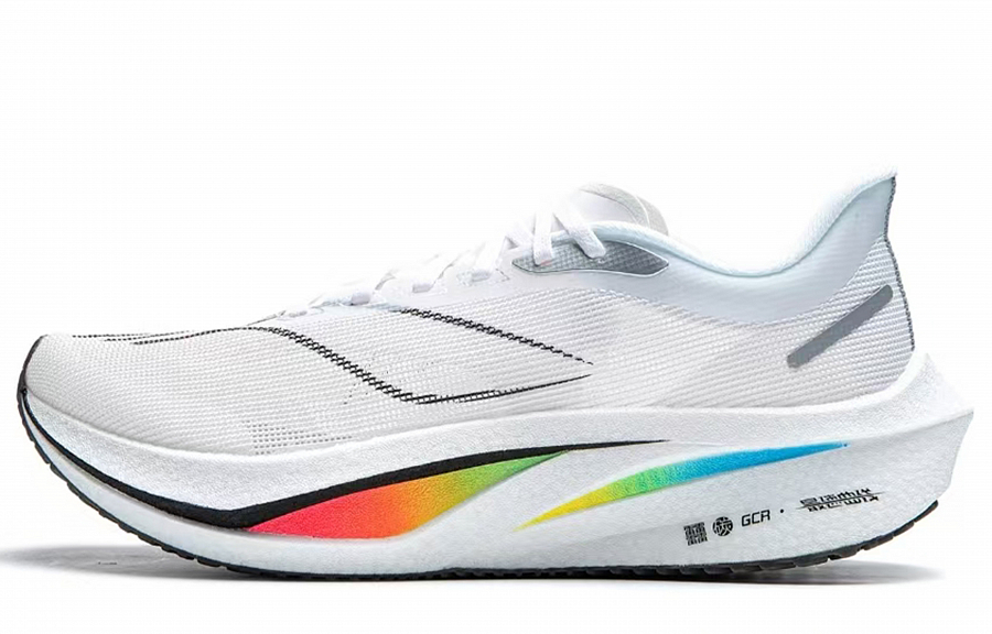 LiNing Feidian 4 Challenger Cushioning Low-Top Running Shoes Men's White Red Blue купить в интернет-магазине Yoocart с быстрой доставкой по России.