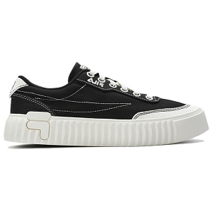 FILA Gear 1S Cookie Shoes Low Top Canvas Shoes Women's Black White 1 2885859