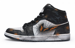Jordan Air Jordan 1 Vintage Basketball Shoes Men's Mid top Gold 1 2885971