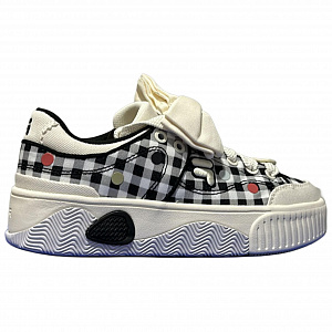 FILA FUSION STACK Low Top Skateboard Shoes Women's White Black 1 2886082