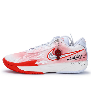 Nike Air Zoom G.T. Cut Academy Anti Slip Wear Resistant Low Top Basketball Shoes Men's White 1 2886269