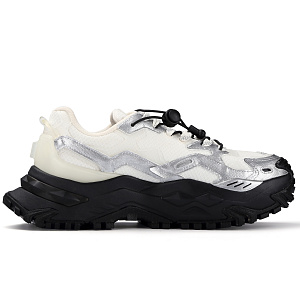 FILA FUSION Bianco Casual Shoes Women's Low top Silver 1 2886327