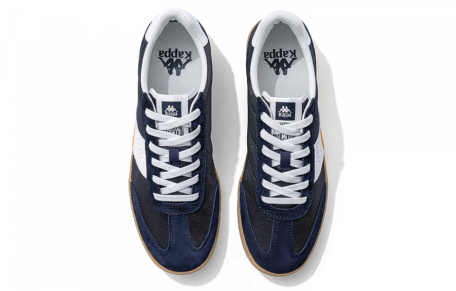 Kappa Inter City Commute Back to Back Anti Slip Wear Resistant Low Top Skateboard Shoes Unisex Midnight Blue купить в интернет-магазине Yoocart с быстрой доставкой по России.