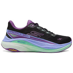 Skechers WOMEN'S GO Series Breathable Support Low-Top Casual Running Shoes Women's Black Purple 1 2886550
