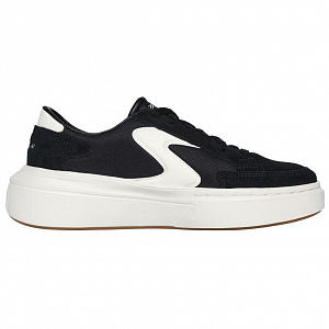 Skechers Court Classics Low Top Skateboard Shoes Women's Black Beige 1 2886946