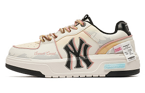 MLB Chunky Liner Wear-Resistant Low-Top Skateboard Shoes Unisex White Yellow Black 1 2887091