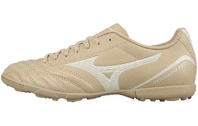 Mizuno Folgado Cushioned Slip-Resistant Soccer Shoes Men's Coffee White