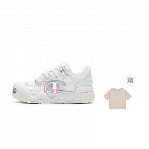 Champion Puffy Shoes AutoSkate V1 Low-Top Skateboard Shoes Women's White