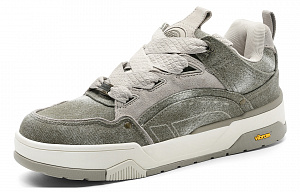 Dickies Slip-Resistant Coverage Low-Top Skateboard Shoes Men's Gray Green 1 2889010