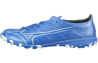 Mizuno Pro TF Rubber Broken Studs Firm Ground Artificial Ground Durable Breathable Lightweight Soccer Shoes Men's Blue
