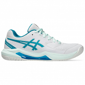 Asics Gel Dedicate 8 White Teal Blue Women's 1 2889084