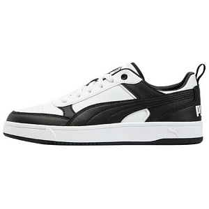 PUMA DRIBBLE Low Top Skateboard Shoes Unisex White Black