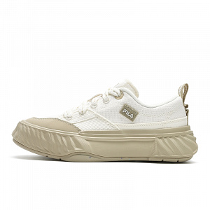FILA Fosso Low-Top Canvas Shoes Women's Milk White