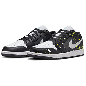 Jordan Air Jordan 1 Cushioning Anti-Slip And Wear-Resistant Low-Top Vintage Basketball Shoes Men's Black White 2 2890210