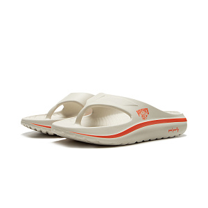 LOL x LiNing Abrasion Resistant Slip Resistant Flip Flops Unisex Pearl White 2 2890218