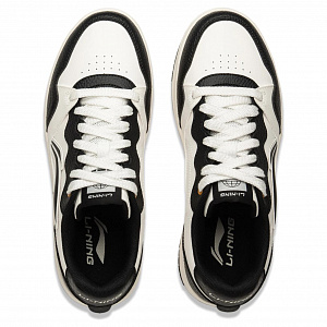 LiNing Tianji Soft Slip Resistant Cushioning Abrasion Resistant Low Top Skateboard Shoes Men's White Black 3 2890266