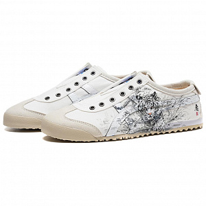 Onitsuka Tiger Powerful And Fierce Anti-Slip And Wear-Resistant Lightweight Low-Top Casual Shoes Unisex Ecru 2 2890289