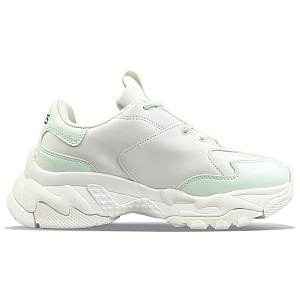MLB Big Ball Chunky Cushioning Anti-Slip And Wear-Resistant Low-Top Chunky Sneakers Unisex Green White 1 2890325