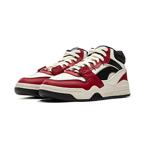 LINING Moonlight White HI Skateboard Shoes Women's Mid top White Red 2 2890410