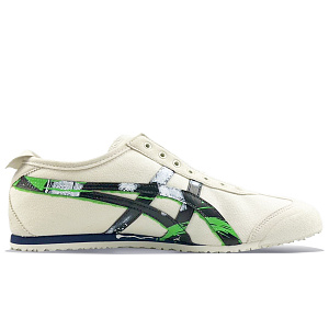Onitsuka Tiger MEXICO 66 Lightweight Breathable Moisture-Wicking Low-Top Casual Shoes Unisex Beige Black Green 1 2890492