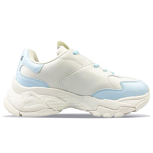 MLB Big Ball Chunky Cushioning Anti-Slip And Wear-Resistant Height Increasing Low-Top Chunky Sneakers Unisex Blue White 1 2890516