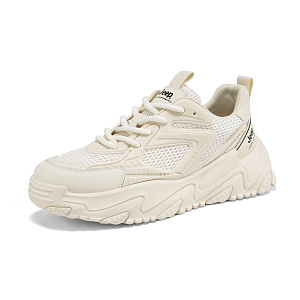 Jeep Abrasion Resistant Low Top Casual Shoes Men's Ecru 1 2890856