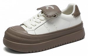 Dickies Low-Top Skateboard Shoes Women's Beige Brown 1 2891155