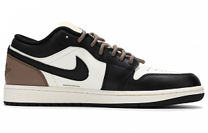 Jordan Air Jordan 1 Anti Slip Wear Resistant Low Top Vintage Basketball Shoes Women's Black Brown 1 2891194