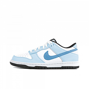 Nike Dunk Slacker Little Fish, Amber Anti Slip Wear Resistant Low Top Skateboard Shoes GS Blue White