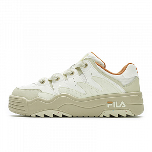 FILA Rosetta Low Top Skateboard Shoes Women's White Yellow