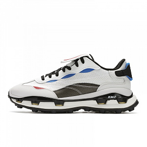 FILA KM2 Low-Top Casual Shoes Men's White Gray