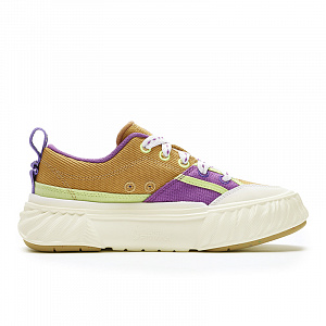 FILA Fosso Abrasion Resistant Low Top Canvas Shoes Women's Purple Yellow 1 2891548